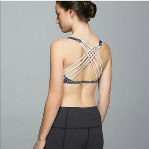 lululemon free to be wild sports bra dottie dream